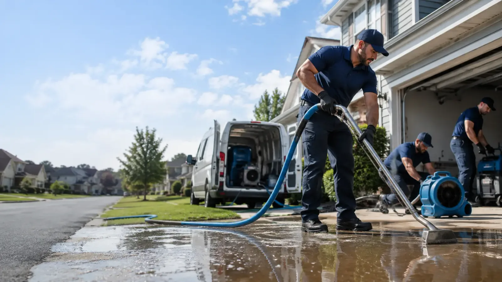 Flood Damage Restoration in Russia, OH